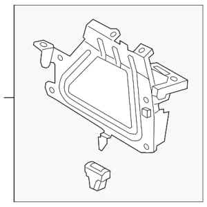 Engine Control Module (ECM) Bracket - Mazda (PXPV-18-885)