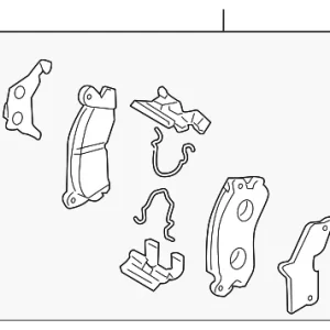 Brake Pads Rear - Mazda (ZZC0-26-23Z)
