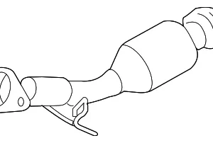 Catalytic Converter - Mazda (L3F2-20-55XC)