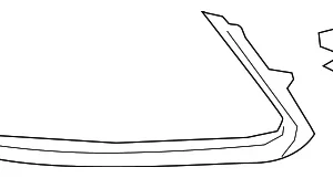 Trim Molding - Mazda (TK48-50-120A)