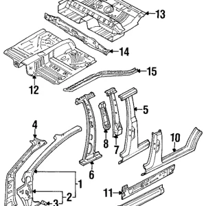 Outer Rocker Panel - Mazda (B455-70-270B)