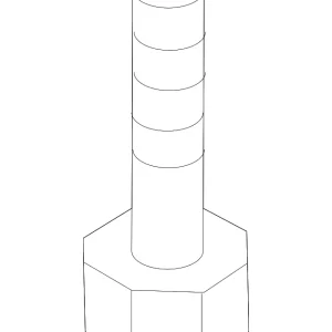 Engine Cradle Mount Bolt - Mazda (9YA0-11-201B)