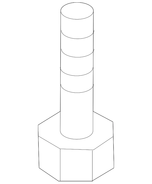 Engine Cradle Mount Bolt - Mazda (9YA0-11-201B)