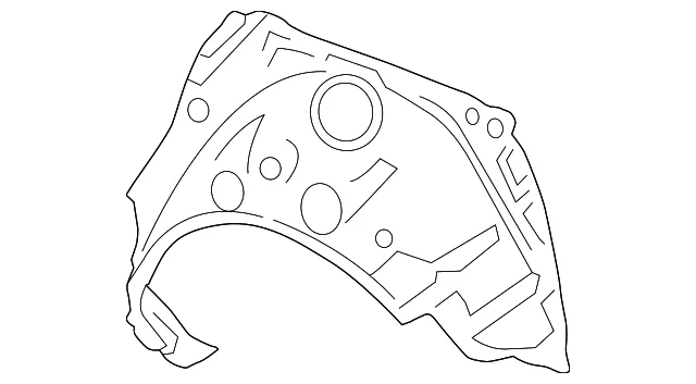 Pillar(L) Rear Inner - Mazda (BCYN-71-11YA)
