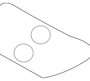 Bezel - Mazda (D10E-68-894-02)