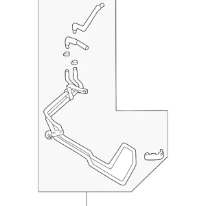 Cooler Pipe - Mazda (GG2C-32-470)
