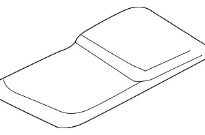 Fuel Tank Pad - Mazda (GE4T-42-761)