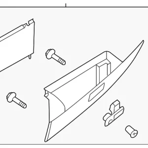 Glove Box Assembly - Mazda (TD11-64-030K-34)