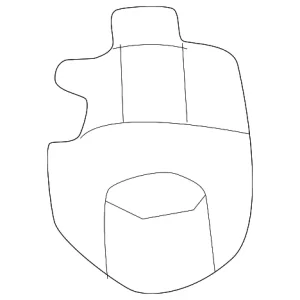 Top Cover Mount Bushing - Mazda (HF02-10-238)