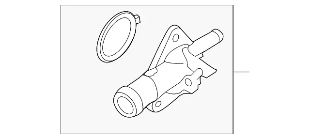 Water Outlet - Mazda (Z601-15-17ZD)