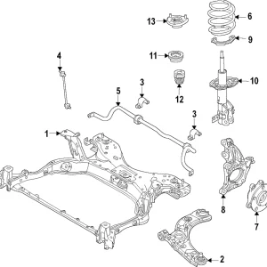 Strut - Mazda (DN4F-34-700A)