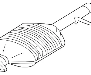 Catalytic Converter - Mazda (ZZCB-20-500)