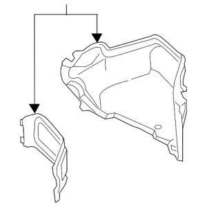 Trunk Side Trim - Mazda (N243-68-850)