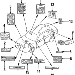 Vacuum Diagram - Mazda (BB7E-69-044)