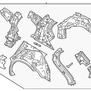 Inner Panel Assembly - Mazda (BJY6-70-100)