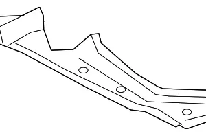 Water Drain Panel - Mazda (N243-70-440)