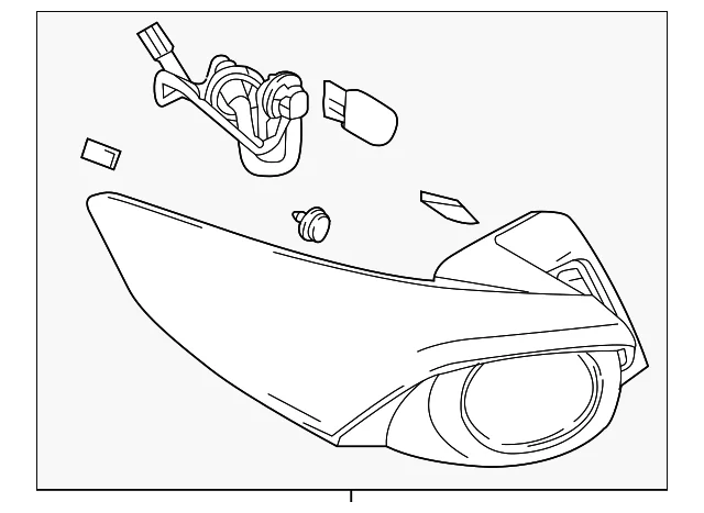 Tail Lamp Assembly - Mazda (TK50-51-150B)