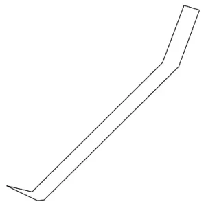 Mount Strap Strip - Mazda (BC1M-42-725)