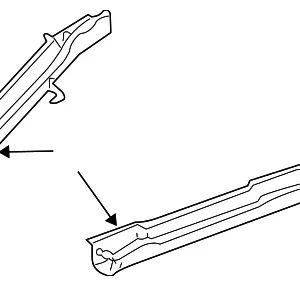 Floor Rail - Mazda (ZZDA-53-660)