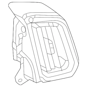 Dashboard Air Vent - Mazda (VA40-64-730-02)