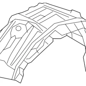 Rear Fender Liner - Mazda (N243-56-130A)