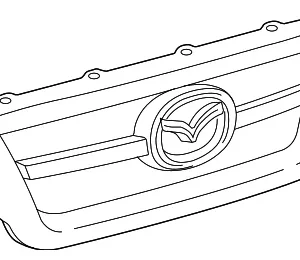 Grille - Mazda (1F21-50-710)