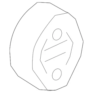 Mnfd W/Converter Insulator - Mazda (PE01-40-061)