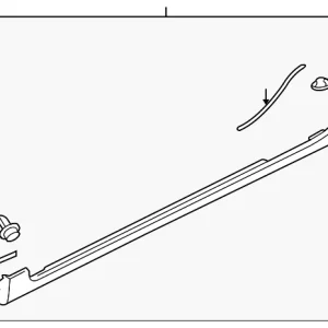 Rocker Molding - Mazda (BR5S-51-P50C-33)