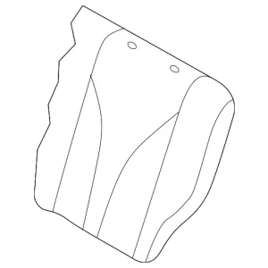 Seat Back Cover - Mazda (LC62-88-331-05)