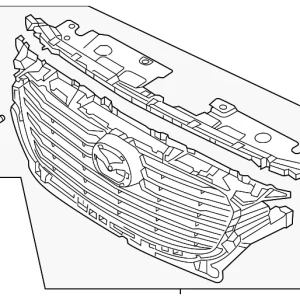 Grille Assembly - Mazda (D10J-50-710H)