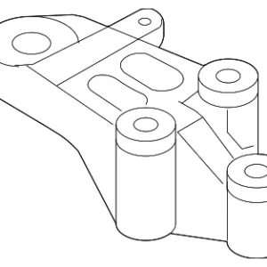 Side Mount Bracket - Mazda (GK2C-39-061A)