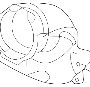 Outlet Duct - Mazda (NA1P-64-74X)