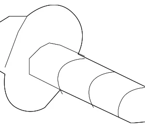 Lock Screw - Mazda (9987-20-416B)
