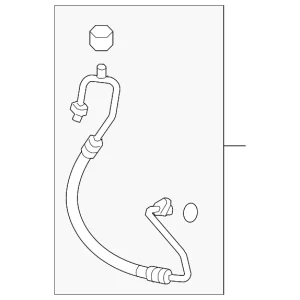 Discharge Hose - Mazda (TK48-61-461)