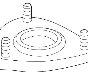 Mount Plate - Mazda (VA40-34-380)