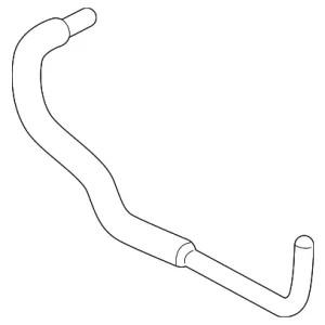 Engine Coolant Hose - Mazda (L518-15-536A)