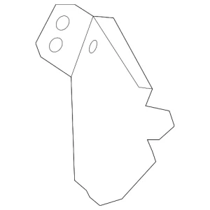Passenger Air Bag Support Bracket - Mazda (KB7W-60-616A)