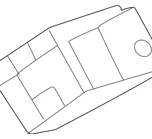 Courtesy Lamp Spacer - Mazda (KBB4-68-83Y)