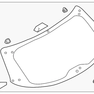 Lift Gate Glass - Mazda (TK48-63-930)