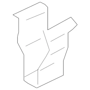 Body C-Pillar Trim Panel Clip - Mazda (S47P-64-345)