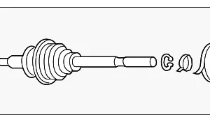 Outer Cv Joint - Mazda (RD00-22-510)