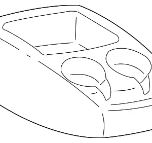Console Panel - Mazda (1F72-64-310)