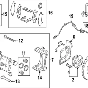 ABS Sensor - Mazda (VA40-43-70X)
