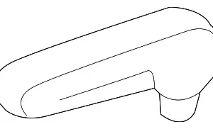 Adjust Handle - Mazda (KD45-88-857-02)