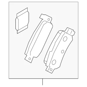 Brake Pads Rear - Mazda (DAY3-26-48ZB)