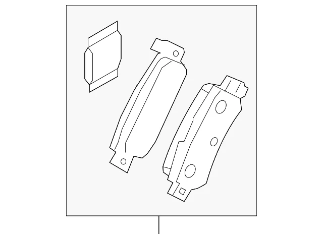 Brake Pads Rear - Mazda (DAY3-26-48ZB)