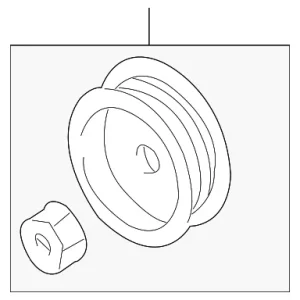 Pulley - Mazda (B3D1-18-W10)
