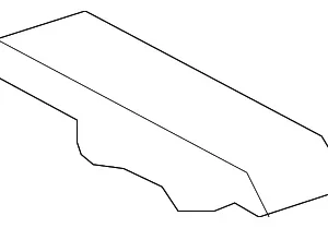 Trim Cover - Mazda (TD11-68-8K0B-02)