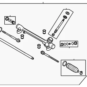 Steering Gear - Mazda (GHT2-32-110E)