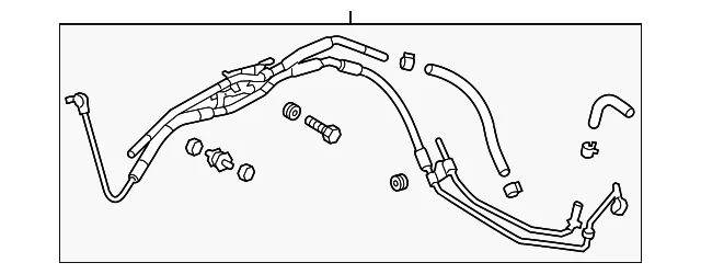 Power Steering Pressure Hose - Mazda (CG36-32-47YA)